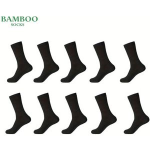 10 Paar Bamboo Business Socks Voor Mannen