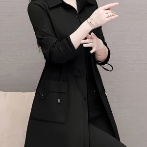 Lente en Herfst Kleur Mode Shirtjas voor Vrouwen