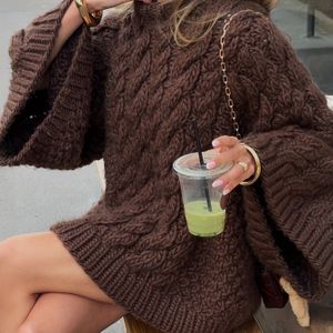 Dames Oversized Wintertrui Jas - Zachte Stretch Lange Mouwen Ronde Hals Trui Jack, Witte Losse Tuniek voor Herfst & Winter, Machinewasbaar Casual Buitenkleding (Geen Riem) – Veelzijdige Blazer