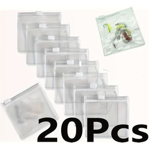 10//100 stuks (Lots/Bulk) PVC Ritszakken voor Sieraden & Vislokaas - Zelfsluitende Reisetui voor Oorbellen, Kettingen, Kralen, Multifunctionele Organizer, Sieradenrol