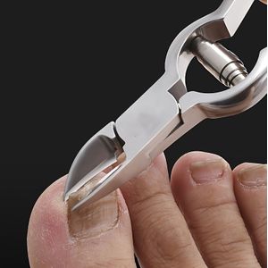 Toenagelknippers voor Dikke en Ingegroeide Nagels, Roestvrijstalen Teennagelknipper, Precisie Toenagelgereedschap voor Dikke of Ingroeiende Teennagels