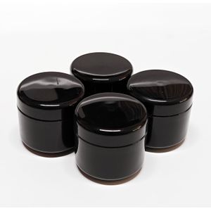 60 stuks/pak, 30g flesje, zwart verduisterende lichtwerend flesje, crème, nail art oogcrème leeg flesje, kleine capaciteit