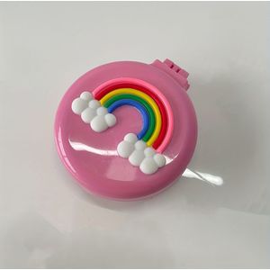 Schattige Cartoon Dieren Fruit Draagbare Kam met Spiegel Prinses Air Cushion Massage Make-up Haarborstel voor Meisjes