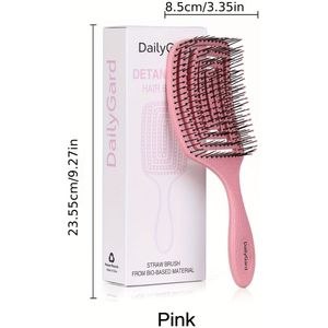 2024 Professionele Ontwarrende Borstel - Geventileerde Paddle voor Nat & Haar, Ideaal voor Alle Haartypes Inclusief , Krullend, Dik, Lang, Golvend & Beschadigd