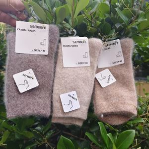 3 paar dameskousen tot halverwege de enkel - Dikke warme polyestermix, eenvoudige kleur minimalistisch ontwerp voor herfst/winter pendelen en casual , kousen