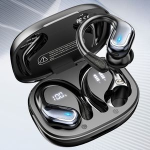 LIFEBEE Nieuwe Draadloze Oordopjes met Microfoon, TWS Hoofdtelefoons met Tijdweergave/Oplaadcase, Stereo-Oortelefoons met Microfoonheadset voor IOS