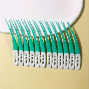 120 Zachte Tandenstokers, Interdentale Reinigingsborstels