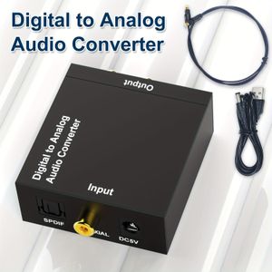 192KHz Hoge-snelheid Digitale naar Analoge Converter DAC, SPDIF Optisch naar 3.5mm Jack Adapter, USB-gevoed, 5V Bedrijfsspanning, voor PS3, PS4, Apple TV, Audio Versterker Interface