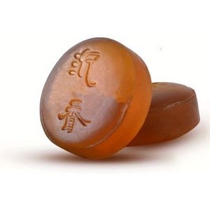 3.53oz Natuurlijke Handgemaakte Sandelhout Zeep met Schuimnet, Voedend, Formaldehyde-vrij, Olijfolie, Lange-Lastende Geur, , Geschikt voor Alle Huidtypes