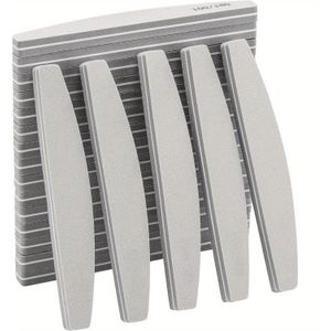 10/20st Nagel Buffers /180 Wasbare Dubbelzijdige Nagel Schuurblok Vijl voor Acryl Natuurlijke Gel Nagels, Roze