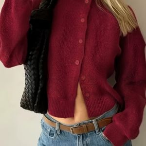 Dames Casual Lange Mouw Cardigan - Kleur Trui met Voor, -Up Ontwerp, Perfect voor Lente/Zomer/Heren, Lente Zomer Draag | Buttonup Cardigan | Constructie, Lange Mouw Trui