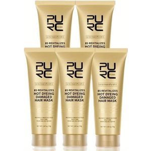 5-delige PURC Professionele Haarmasker Keratine 8 Seconden Gladmakende Keratine Crème Zachte Stijltang Beschadigd Frizz Haarverzorging Keratine Haarmasker