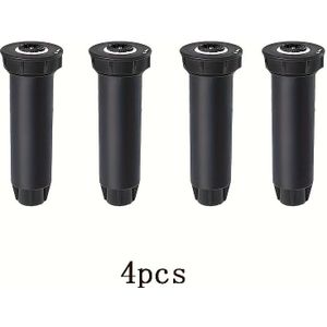 Set Of 4 Adjustable Pop-up Nozzles, 360 Degree Underground Irrigation System, Universal Connector, Plastic Handheld Lawn Sprayer, No Power Or Batteries Required