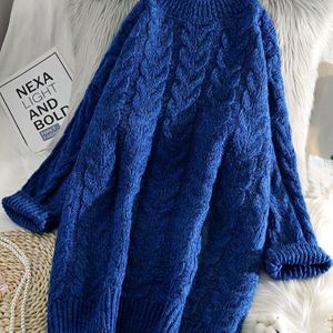 Plus Size - Dames Gezellige Lange Mouwen Trui - Wit, Ronde Hals, Casual Pullover voor Herfst/Winter, Veelzijdige Dagelijkse Top met Geribbelde Details, Casual Kleding | Ronde Hals Trui | Textuur