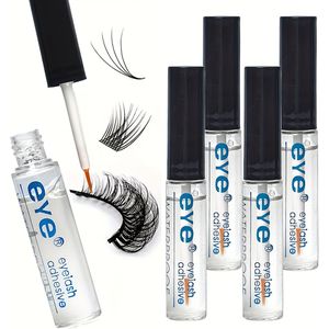 4-Pack Wimperlijm Waterdicht Sterk Geurloos Nepwimperslijm Geschikt voor Alle Soorten Wimpers