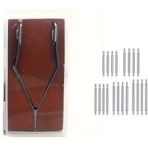 Gemakkelijk te Grijpen, Roestvrijstalen V-Vormige Horlogebandpincet - Precisie Veerstaafverwijderingsgereedschap voor Horloges Stuks Zware Roestvrijstalen Horlogebandpins, Keuze als Cadeau