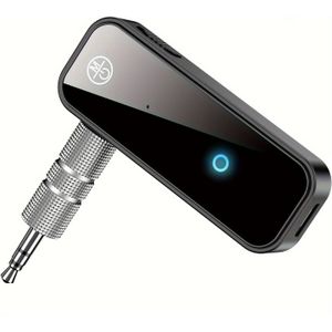 2-in-1 Draadloze Zender en Ontvanger Aux Audio Draadloze 5.0 Adapter voor Auto Draadloze Ontvanger voor Auto Thuis Stereo Systeem en Hoofdtelefoons Handsfree Oproep