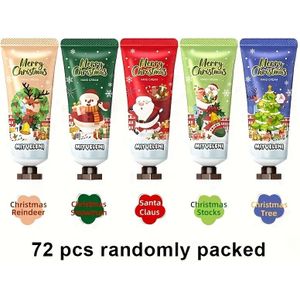 72- Kerst Handcrème Geschenkset - Vrouwen Handcrème, Hydraterende Handcrème in Reisformaat - Feestdagen Cadeaus en Valentijnsdag Present