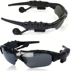 2-in-1 Draadloze Brilhoofdtelefoon, Modieuze Oortelefoon met Microfoons