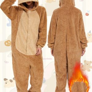 Cartoon Dieren Luiaard Pluche Thick Warm Onesie Pyjama, Halloween Thema Kostuum, Kerstcadeau Nieuwigheid Huisdier Slaapkleding