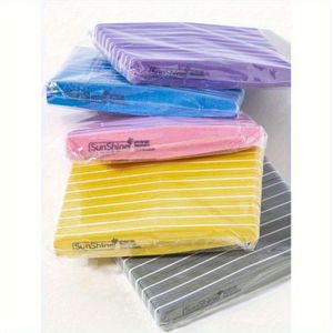 10 stuks Spons Nagelvijl en Polijstmachine voor Nagelverzorging Dubbelzijdig Ontwerp 100/180 Gr Professionele Pedicure Gereedschap Nagelpolijstblok