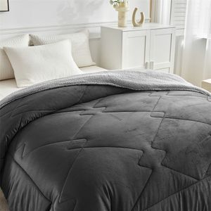 Winter Dikke Dubbelzijdige Fluweel Zachte en Comfortabele Anti-statische Warme Dekbed