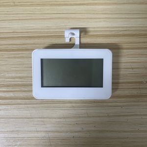 1pc/2pcs Mini Koelkast Fridge Digitale Vriezer Thermometer Kamer Thermometer met Haak, Eenvoudig LCD Display /Min Record