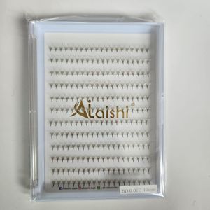 240st AiLaiShi 5D Voorgemaakte Volume Fans - Natuurlijke Nep Nertsen Wimperextensions, C Krul, 8-13mm, Beginnersvriendelijk, Ultra-Dun 0.07mm, in Doorzichtige Doos