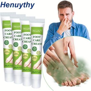 4st Anti-Geur Voetcrème, Voetdeodorant voor Geurcontrole en Huidreiniging, Houdt Uw Voet Langdurige Geur