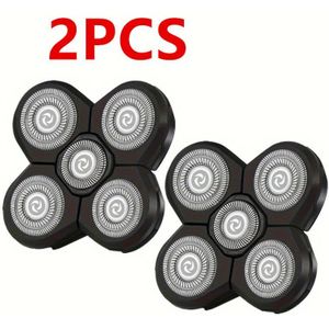 2 stuks Vervangende voor Elektrisch Scheerapparaat - 5- Ontwerp, Roestvrij Staal, ABS Materiaal