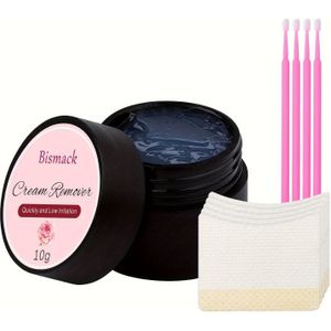 Verwijderaar voor wimpelverlenging 10g crème verwijderaar voor wimpelverlenging lost krachtige wimpelverwijderaar op, lage irritatie wimpelverwijderaar voor gevoelige huid