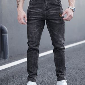 2024 Trendy Heren Stretch Jeans - Comfortabele en Veelzijdige Zwarte Casual Broeken voor Stijlvolle High-End Mode