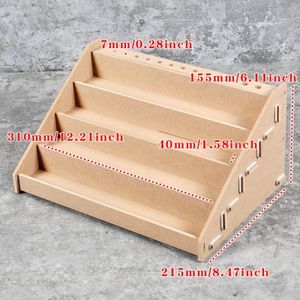 Monteerbaar Verfrek Flessen Verfpotjes Verfkappen Verfstandaard Kasten voor Kunstgereedschap Opbergoplossing AK AV MIG GSI Kleuren Verfrek voor Miniatuurverfsset Voorste Module