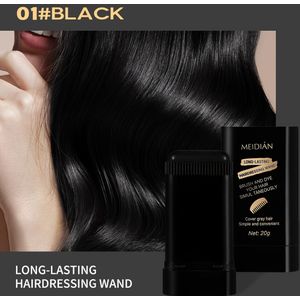 Langdurige Tijdelijke Haarkleur Touch-Up Stick - Handig, Gemakkelijk te Gebruiken, Geen Puinhoop Pasta voor Normaal Haar - Bedekt Wit en Grijs Haar, Perfect voor Touch-ups en Kleurcorrecties