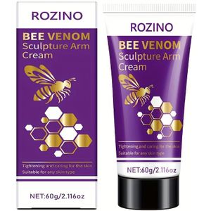 60g Bijengif Armverstevigende Crème, hydrateert Light Beige, maakt Light Beige en steviger, vermindert slappe huid, geeft een jonger uiterlijk aan armen en lichaam, huidverzorging