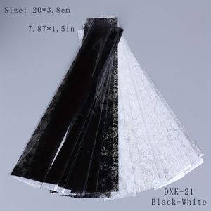 10/20 stuks Kant Nail Art Transfer Folie, Sexy Stijl met Kantenpatroon voor Nagelkunst, Fantasy Bloemenborduurwerk Decal, Onregelmatig , Geschikt voor DIY Nageldecoratie in Dames en Thuis Salons