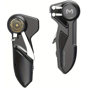 MeMO -6K Zes Vinger Gamepad Controller, Gevoeligheid Leidende Siliconen Trigger Handvat, L1R1 Shooter Aim , Compatibel met iPad Tablet, Game Accessoires, PC Materiaal, Geen Batterij Vereist