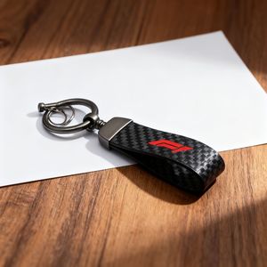 Carbon Fiber Stijl Sleutelhanger Accessoire - Uitziende Realistische Replica Autosleutelring, Compatibel met Si Modellen, Niet- (No /) Duurzaam Autoaccessoire voor Eigenaren
