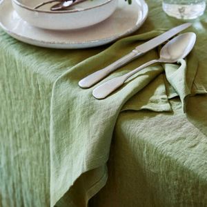 1pc, Polyester Tablecloth, Versatile Green Table Cloth, Tablecover, Rectangle Table Cloth, For Picnic Or Holiday Party, Home Decor, Room Decor