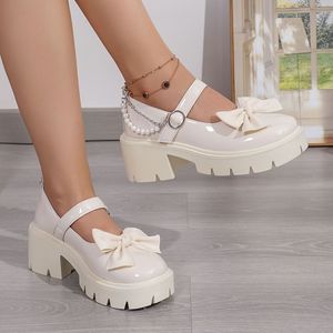 Damesmode met parelverzierung, kleur, patent, penny-loafers met ronde en dikke - Mesh gevoerd, glitterdetail, handwasbaar, veelzijdige slip-on schoenen voor alle seizoenen