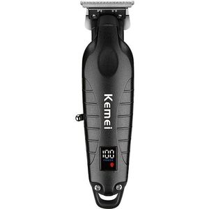 Kemei/KEMEI Nieuwe HD Digitale Weergave Kappersschaar Professioneel Ontwerp Haarkapper Scherenkop Kappersset Sterke Kracht Graveren Elektrische Tondeuse