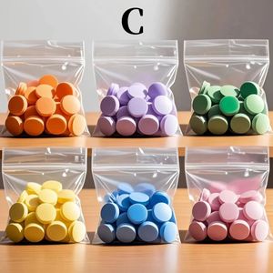 90 stuks/180 stuks Ultra-Mini 3g/0.11oz Gekleurde Badzout Tabletten, Roos, Eucalyptus, Munt, Zoete Sinaasappel, Citroen, Lavendel 6 Verschillende Geurtypen. Kleine Verpakking