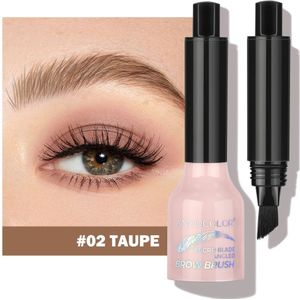 ANCILOR Waterdichte Vloeibare Wenkbrauwtint met Borstel, Langdurige Vlekbestendige Wenkbrauwverfcrème voor Alle Beige Typen, Precisie Definiërende Wenkbrauwpen voor een Natuurlijke Look