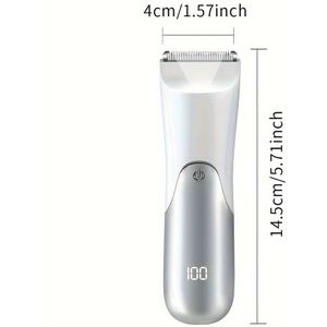 Herenslijper voor het lichaam, elektrische scheerapparaat, elektrische - en haartrimmer, keramisch mes mannelijke hygiëne scheertrimmer, volledige lichaamsverzorging