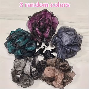 2/3/4- Set van Zachte Mesh Exfoliërende Bad Sponzen - Geurloos, Zachte Scrub Multi-Kleurige Douchebezem met Trekkoord - Geschikt voor Spa en Lichaamsscrub