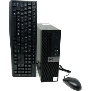 Dell 7050 SFF Desktop PC, Intel Core I5-6600/I5-7500, 16 GB RAM, 512 GB SSD, Wifi, Bluetooth, US Toetsenbord (), Wifi, Bluetooth, Pro (Gehersteld)