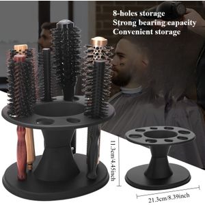 Ronde Haarborstelhouder, Salonkwaliteit, Ongeurende, Krulversterkend & Normaal Haar Type Compatibel, Styling Tool & Accessoire Opslag Organizer
