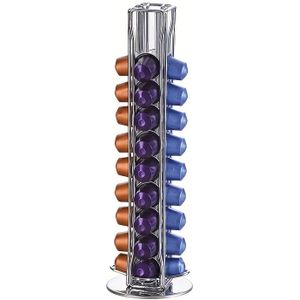 A Rotating Coffee Capsule Holder, A Storage Rack For Capsules, A Creative Capsule Holder, A Household Desktop Three-dimensional Display Rack