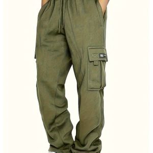 Cargobroek Voor Heren Met Meerdere Zakken, Casual Sportbroek Met Losse Pasvorm