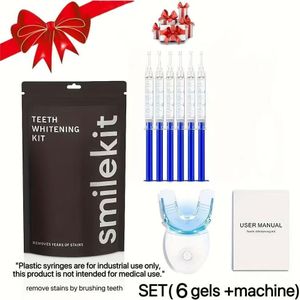 3/6/10 stuks, Beauty Tanden Blank Wit Gel Set, Draadloze Thuisgebruik Tandkit, Natuurlijke Vlekkenreiniging met Pennen, inclusief Tandkleurkaart - Cadeau voor Vaderdag